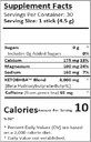 B-Epic B-KETO Naturlig Grape Flavored Support for din velvære - designet for å støtte naturlig energi og velvære - inkluderer 30 pulverstikker