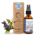 Organic Elderberry Mist (Sambucus Nigra) Liquid Extract - Ekstra styrke immunforsterkning for barn og voksne - høy flavonoid nivå, lett absorpsjon, ikke-GMO, Vegan – 120-dagers forsyning