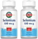 KAL 100 Mcg Selenium yeast gratis tabletter, 100 greve | Pakke med 2