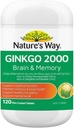 Naturens måte Ginkgo Biloba 2000MG 100 + 20 tabletter