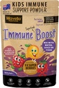 Barns immunstøtte pulver - Immunforsterkning med vitamin C A + E, magnesium og probiotika for med 9 Superbær - Berry smak immunitet Gummies Alternative 3.52oz (100g)