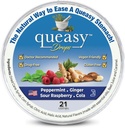 Tre Lollies Queasy Drops - Ease Chemoterapi Lidenskap & Reise syke - Allevierer en tørr munn - naturlige ingredienser - 21 ct