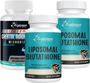 Liposomal Glutation Softgels - 120 Softgels + Kreatin Monohydrat Mikronisert - 60 Antall