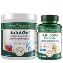 Renhetsprodukter JointGel (Berry Flavor) + HA Joint Formula Bundle Bioaktive Collagen Peptides + MSM - støtter felles funksjon + Fleksibilitet mens forsterkning felles Cartilage - Hyaluronsyre +Mer