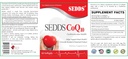 SEDDS® CoQ10 Ubiquinol Cardiovaskulær Helse Supplement, Daglig vitamin for hjertehelse og energi (60 tall), høy absorpsjon flytende vann-løselig Softgel for høyt blodtrykk og kolesterol