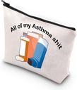 VAMSII Astma Fighter Gift Inhaler Reise Bag Alle min Astma Shit Medisin Bag