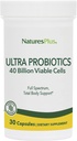 NaturesPlus Ultra Probiotika - 30 Vegan Capsules - Full Spectrum Total Body Support - Inkluderer Prebiotic Acai - 30 Serveringer