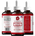 PyrmEvere klorofyll flytende dråper -Made i USA, Mint Flavor, Flytende klorofyll ® Energiforsterkning, Immunstøtte, Naturlig deodorant, Høyde Sykdom Relief ® Ikke GMO & Vegan - 120 Services