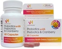vH essensielt Probiotika med prebiotika og Cranberry Feminine Helse Supplement, 60 greve