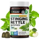 BIO KRAUTER Stinging Nettle Gummies - 7500 mg Styrke - 60 Chews - Nettle Root 10:1 Extract - Urin støtte Supplement - Vegan Gummies Gelatin-fri formel