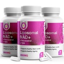 ren NAD Resveratrol og TMG, 2000 mg, 3 i 1 avansert formel, immun- og energistøtte, hud og generelle helse, 60 kapsler