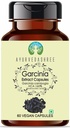Garcinia Extract 500mg - 60 vegetariske kapsler |Garcinia Cambogia | Alt naturlig | 100% vegansk | Glutenfri | GMP sertifisert