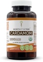 Hemmeligheter av Tribe Cardamom USDA Organic Capsules | Certified Organic Vegetariske kapsler, Herbal Dietary Supplement | Eletaria Cardamum Tørket Pod (120 Count)