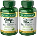 Naturens Bounty Ginkgo Biloba 60 mg, 200 kapsler (17243) (pakke med 2)