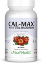 Kalsium 1000 mg med vitamin D3 (400 IE) og magnesium (750 mg) - Kosttilskudd for bein, tenner, felles støtte - for menn og kvinner - 90 tabletter