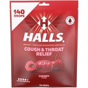 Halls Relief Cherry Cough Drops, Verdipakke, 140 Drops