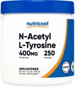 Nutricost ren N-acetyl L-tyrosin (NAT) pulver 100 gram