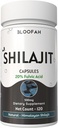 Shilajit kapsler 500 mg | 20% Ekstrakt renset asfalt | Naturlig herbal Supplement | Ikke-GMO, Glutenfri, GMP-sertifisert | lett å svelge (120 greve (Pack of 1))