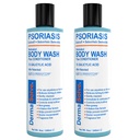 Dermasolve Medisinert Psoriasis Body Vaske - 2-Pack (8,0 oz hver) - Bevis for å gi lindring fra Psoriasis, Eczema & Seborrheic Dermatitis, Legen anbefalt for tørr, kløe, rød, flaky, Scaly Skin