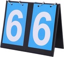 Bærbar tabell Holder, Easy Flip Innendørs / Utendørs poeng Counter Scoring System for bord Tennis Basketball Fotball Baseball og mer(2 Digit)