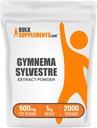 BulkSupplements.com Gymnema Extract pulver - fra Gymnema Leaf, Gymnema Sylvestre ekstrakt - Gymnema pulver, Herbal, Glutenfri - 500 mg per servering, 1kg (2,2 lbs) (pakke med 1)