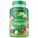 Superfood MD Veggies Supplement - 90 Veggie Capsules - støtter energinivå, Beta Caroten, vitaminer og mineraler - soya gratis - 90 Count