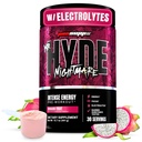 PROSUPPS Mr. Hyde Nightmare Pre Workout pulver med koffein & Beta Alanine - Forarbeid for Intense Energi, Mental Focus & Performance - Gym & Fitness kosttilskudd (Dragon Fruit, 30 Serveringer)