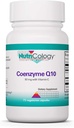 Nutrikologi Coenzym Q10 Supplement - med vitamin C, hjertehelse, CoQ10 50mg, Ubiquinol, Antioksidant, Vegetariske kapsler - 75 Antall