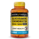 MASON NATURAL Glukosamine Chondroitin 1500/1200 med vitamin C, støtter felles helse for normal fleksibilitet og mobilitet*, 60 kapsler