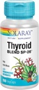SOLARAY Thyroid Blend SP-26 | Herbal blanding w/Cell Salt Næringsstoffer for å støtte sunn Thyroid funksjon | Ikke-GMO, Vegansk | 100 Serv | 100 Vegkaps