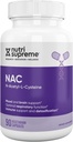Nutri-Supreme NAC (N-Acetyl-L-Cysteine) 600 mg kosttilskudd vegetariske kapsler, lever støtte, immunstøtte