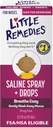 Små Remedies Saline Spray og Drops, Sikker for nyfødte, 0,5 fl oz