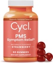 PMS Støtte Gummier for kvinner - Chasteberry Supplement for hormonbalanse & Menstruell Cramp Relief - 60 Count