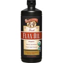 Barlean's Organic Flaxfrø oljevæske, kaldt trykk Flax frø, 7 640mg Ala Omega 3 fettsyre Supplement for felles og hjerte helse og sunn digestion, 32 oz