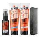 Wild Willies Beard Care Kit, Biotin Forsterket sjampo og balsam med kaffe, to 4-Oz flasker, fremmer sunn beard vekst