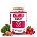 Styrke og krydder Hypertensupport 100% naturlig kosttilskudd for immunsystem og hjerte helse – 15 ingredienser w Hawthorn Berry, Grape frø og bær - 60 Vegansk Storbritannia laget 1000mg kapsler