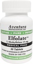 ELFOLATE® 15 mg L-metylfolat metylfolat metylfolat medisinsk mattilskudd profesjonell styrke aktiv ren potent 30 tabletter