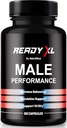 NutraRize Ready XL piller for menn, Offisiell ReadyXL Mann Kapsler, All-Naturlig støtte for generell helse og ytelse, Premium Multivitamins Formula, Offisiell Capsulas anmeldelser (60 Kapsler)