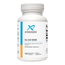 XYMOGEN K2-D3 5000 - Vitamin D3 K2 - Biotilgjengelig vitamin D 5000 IU (Cholecalciferol) med MK-7 - hjerte, arterium, bein helse + immunstøtte Supplement (120 kapsler)