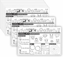 Dyrefarger Sider for barn Bulk Aktivitet Stedmater for barn Gross Motor Ferdigheter, Fine Motor Ferdigheter, Visual Motor Skills, Brain Break Aktiviteter, ADHD Verktøy for barn, Autisme Læringsmaterialer