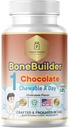 Kids Bone Builder 1 Chewable En dag Halal Vitaminer Sjokolade Flavor for alder 4-12 60 serveringer