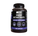 Rene opprinnelige ingredienser DMAE Bitartrat (365 kapsler) Ingen magnesium eller risfyllere, alltid ren, Lab Verifisert