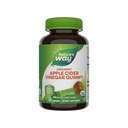 Naturens veg organiske Apple Cider Vinegar Gummies, 500 mg organiske Apple Cider Vinegar per 2-Gummy servering, Apple Flavored, 60 Gummies (Packing May Vary)