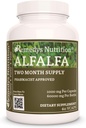 Remedys ernæring Alfalfa - 1000 mg, 60 Vegan Kapsler Herbal kosttilskudd - To måneders forsyning
