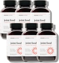 SMARTERNUTRITION Joint Food - hele maten felles supplement til støtte for smøring og mobilitet - formulert med kollagen type II, MSM, Vitamin C, Turmeric, Bromelain - 6 pakke[180-dagers forsyning]