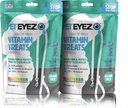 Pet Eyez-Dog Tear Stain Remover - Tear Stain Remover for hunder - Hunde Eye Care -Dog behandler med Astaxanthin, Blåbærfrukt pulver, lutein, kornfri, all-naturlig protein (lamb-2 Pack)