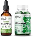 Wild & Organic Sea Moss Tinktur 2 fl oz & klorofyll Gummies