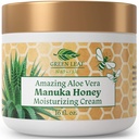 Manuka Honning Eczema Krem Moisturizing Lotion Fragrance Gratis For Psoriasis Relief - kløende, tørr hud Utslett Ointment - Hud Soothing Moisturizer - Kropp & ansiktskrem - barn og voksne 16oz