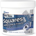 2nd Hud Dressing 1" Squares (200 greve) - Blister Pads for føtter og kropp - Kjøle Gel Relief Patches - 95% Vannformula - Ikke-stick Chafing beskyttelse - Bærbar førstehjelp for åleter & Hikers