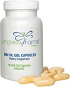 Longview Farms® Emu Oil Gel Kapsler | 100% ren emu olje for hud helse, mobilitet og generell velvære | Naturlig Omega 3, 6, 9 og essensielle vitaminer | 60 Kapsler